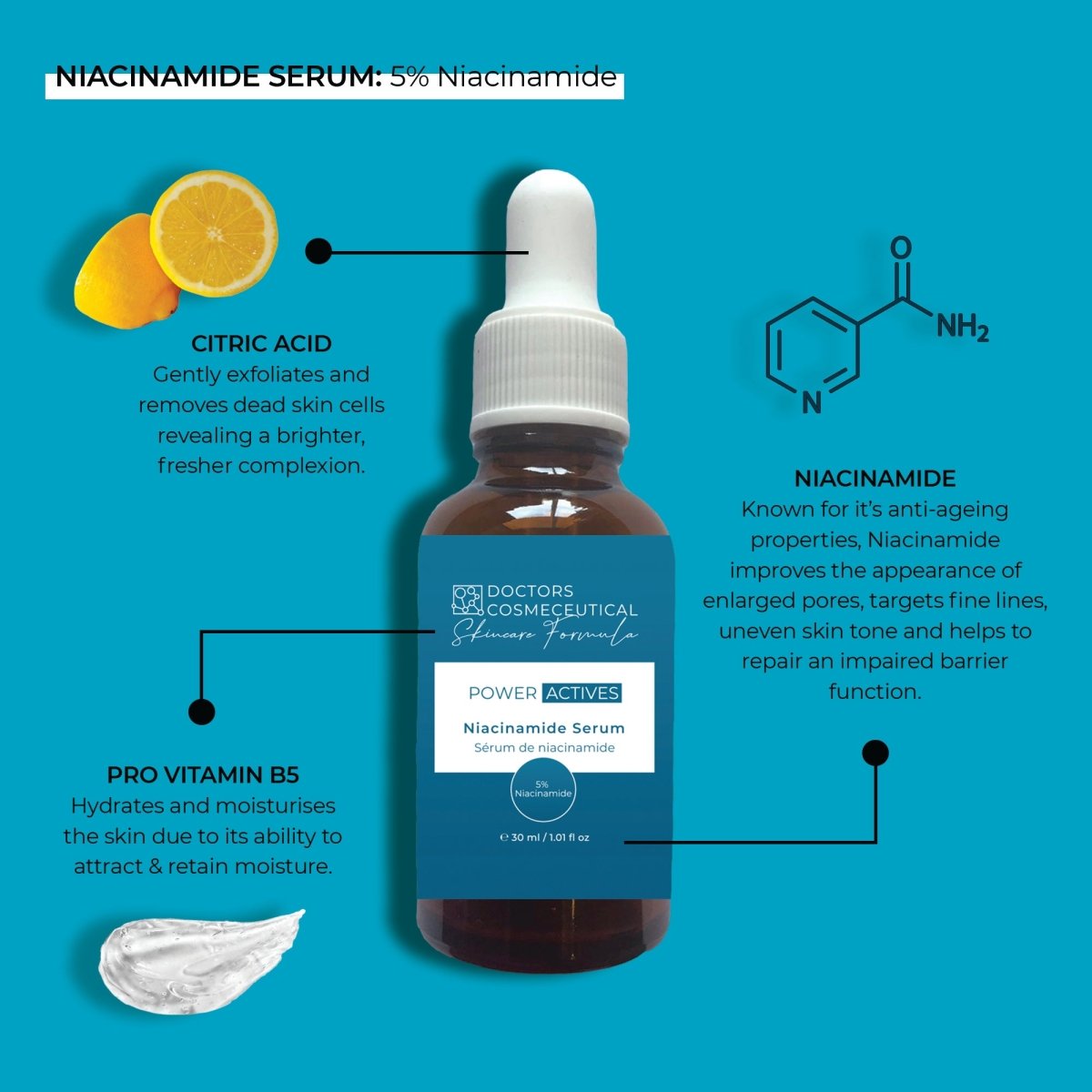 Niacinamide Serum 30ml - skinChemists